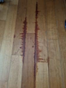 강마루청소중 물에젖어 강마루에 물이 스며든 경우 이럴경우 강마루 경계선이 솟아오르게 된다즉시 무쇠다리미로 열을 가하여 임시처방이 가능하다 무쇠다리미가 없다면 신문이나 물을빠르게 흡수할수있는 수건이나 휴지등으로 물을 흡수해야한다