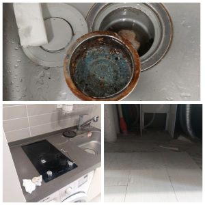 주방청소 전 사진입니다