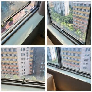 영등포 입주청소는 시원한날들과 함께해요 창틀과 창문청소 